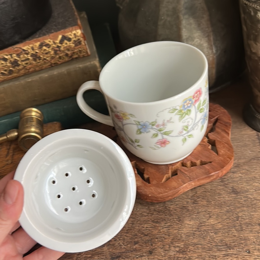 Andrea by Sadek Japan Spring Floral Loose Leaf Tea Mug